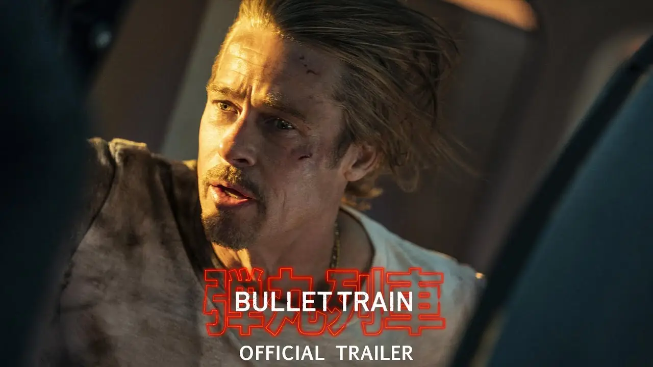 A frame from Bullet Train
