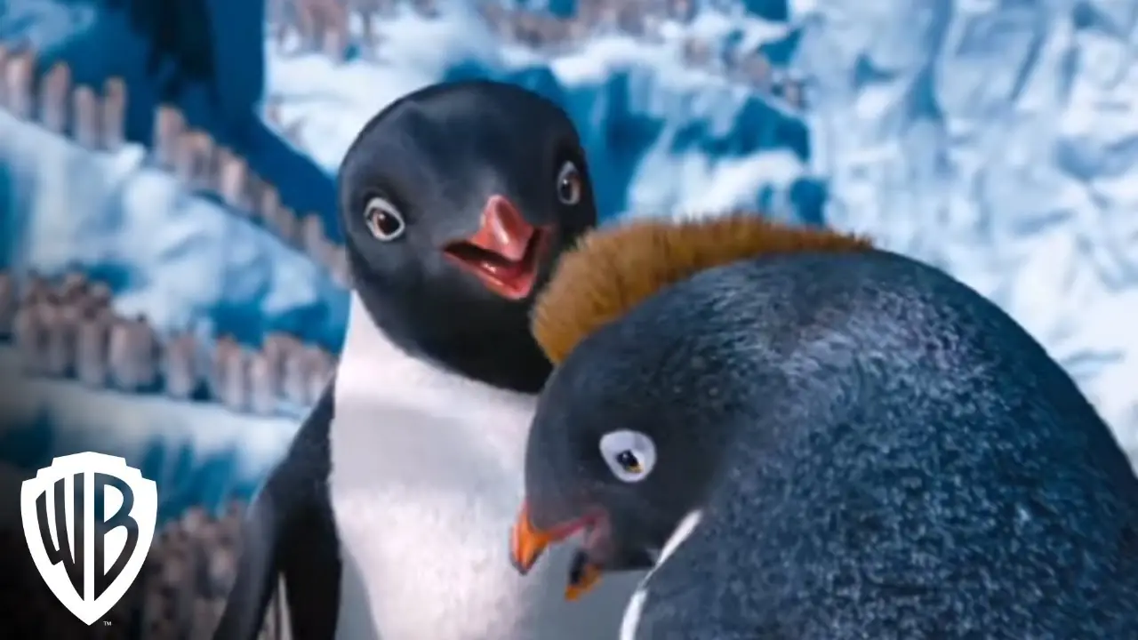 A frame from Happy Feet Two